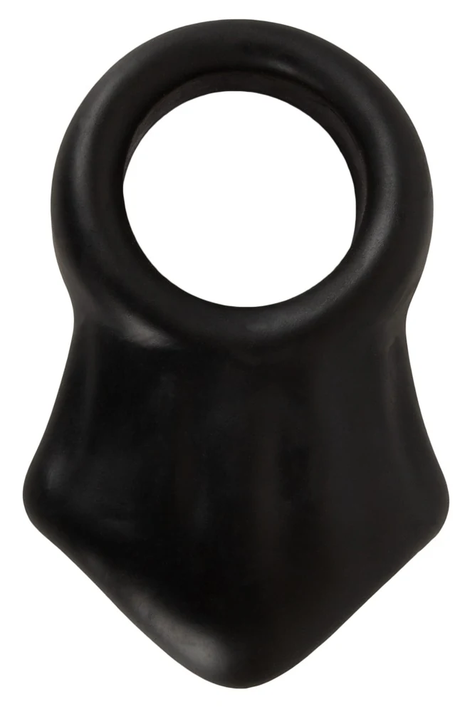 Erecto cock ring met ball stretcher