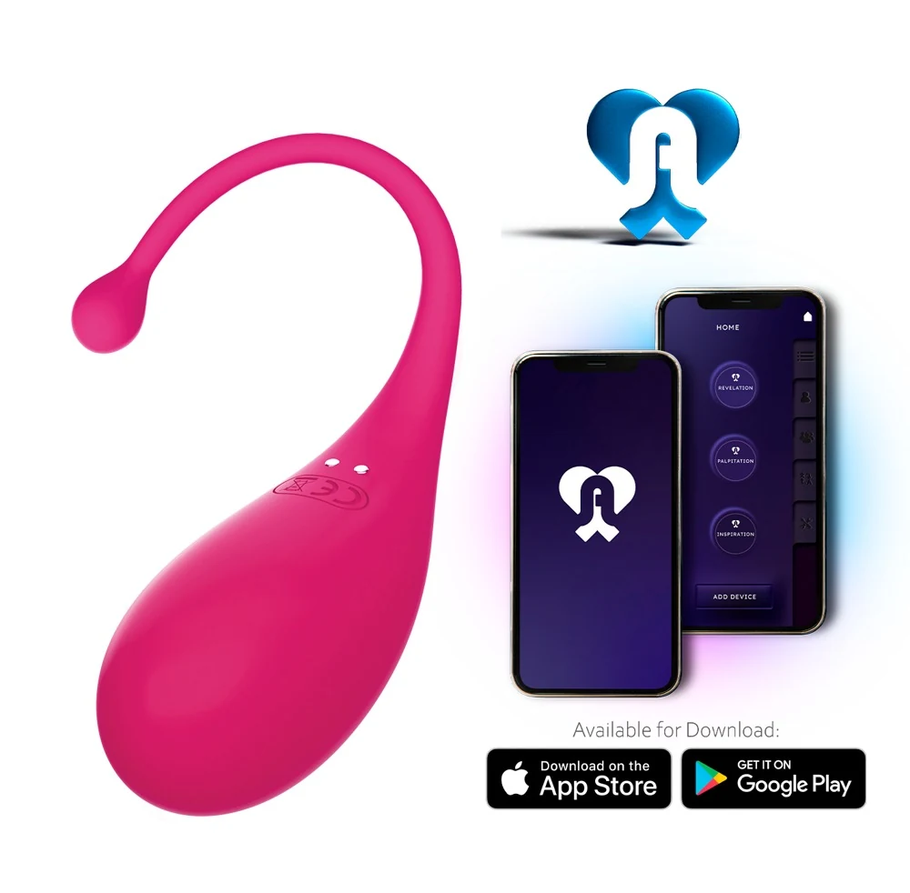 Adrien Lastic Vibro Egg met appbediening