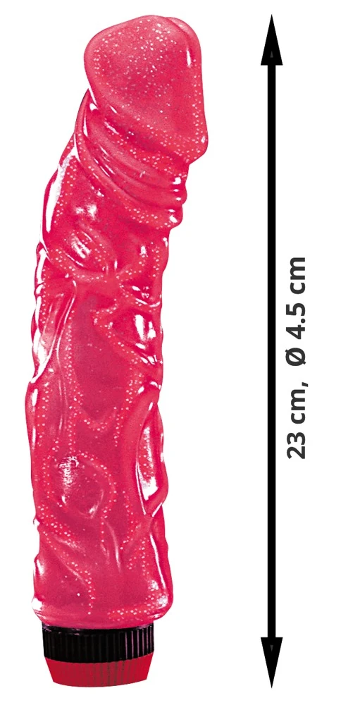 You2Toys Big Jelly glitter vibrator