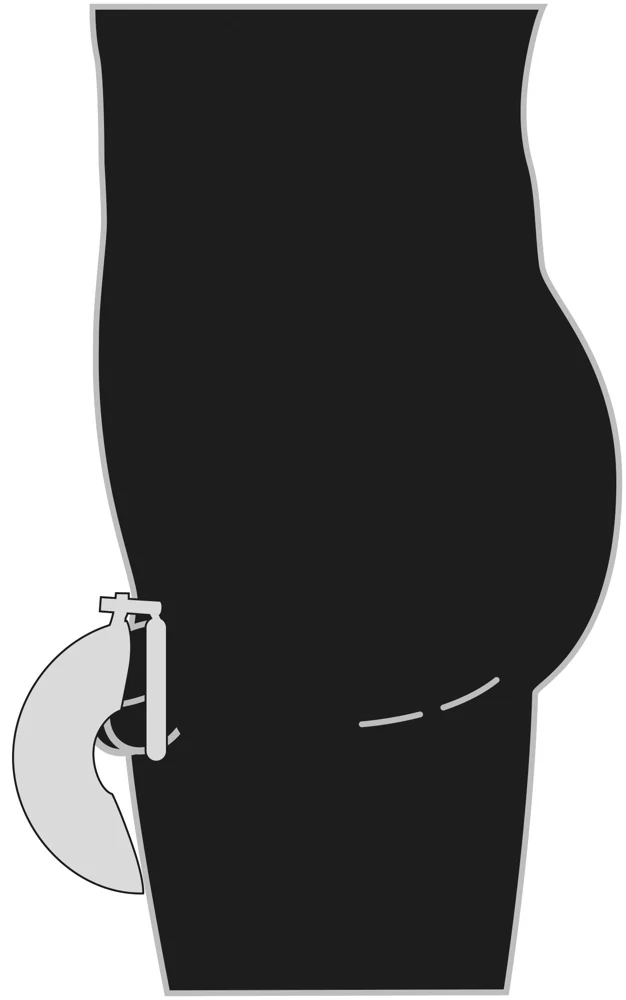 Chastity Cage Short peniskooi van roestvrij staal