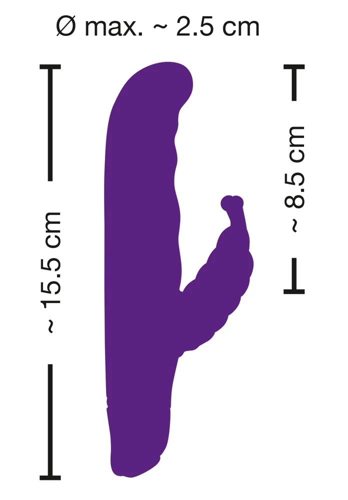 Vlindervibrator met clitorale arm