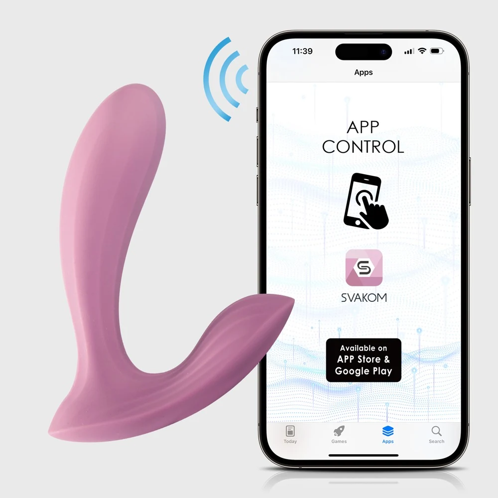 SVAKOM Erica app-gestuurde inlegkruisjesvibrator