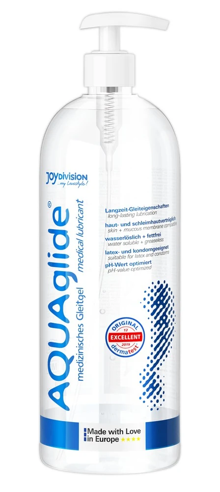 AQUAglide Original glijmiddel 1 liter pompdispenser