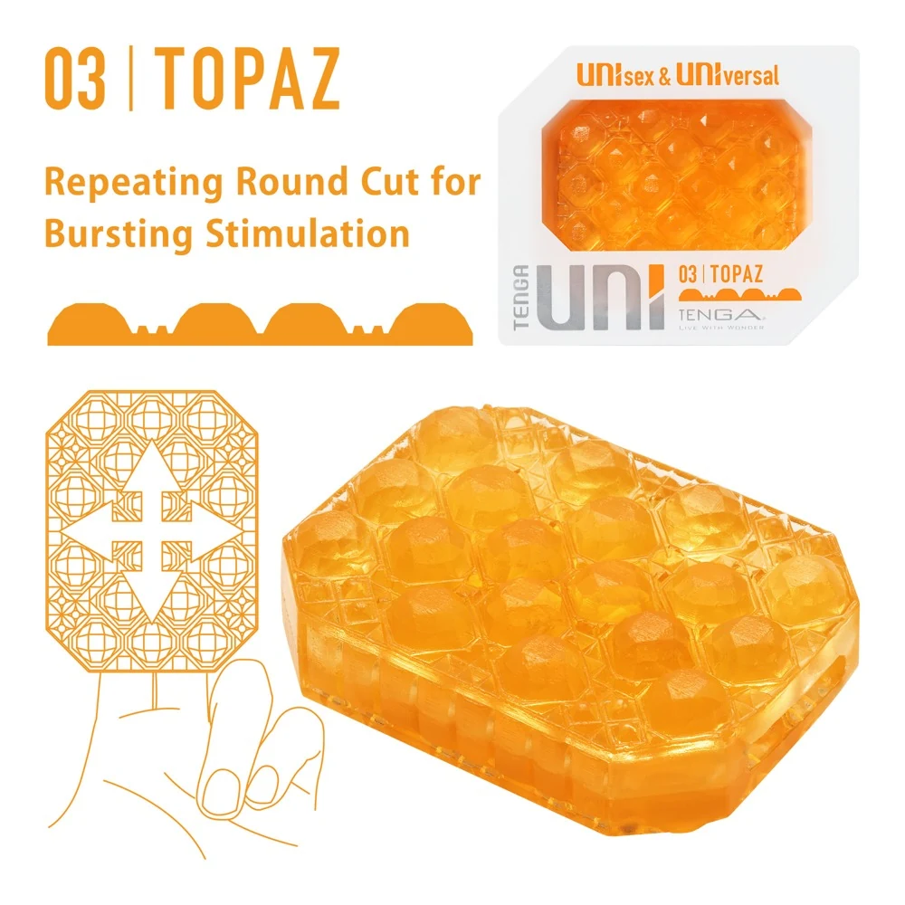 Tenga UNI Topaz masturbatorsleeve