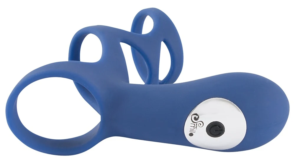 Penismanchet met vibrator en rasterstructuur