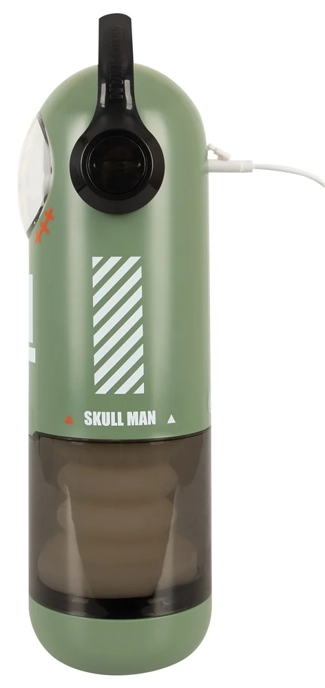 Rebel Skull masturbator met vibratie, warmte en massage