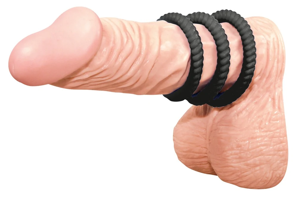 Siliconen penisringen set 3-delig