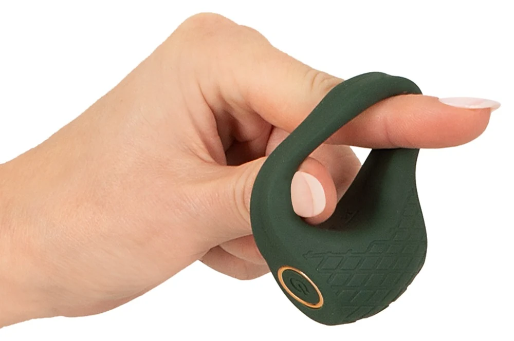 Emerald Love vibro cockring met stimulator