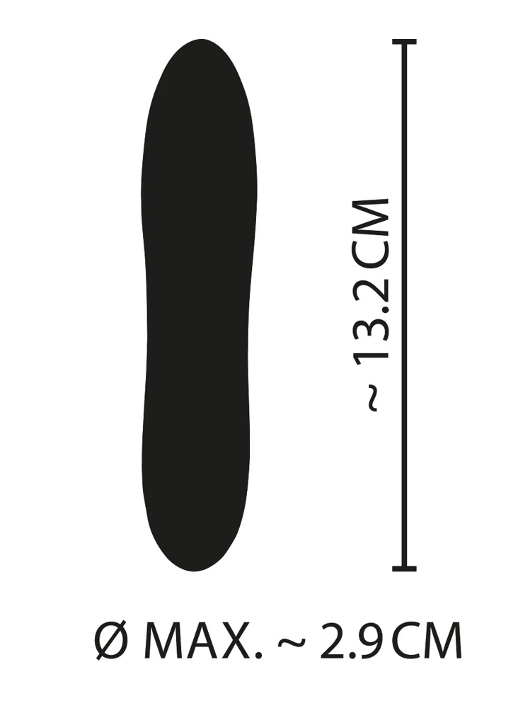 Gele minivibrator oplaadbaar en waterdicht