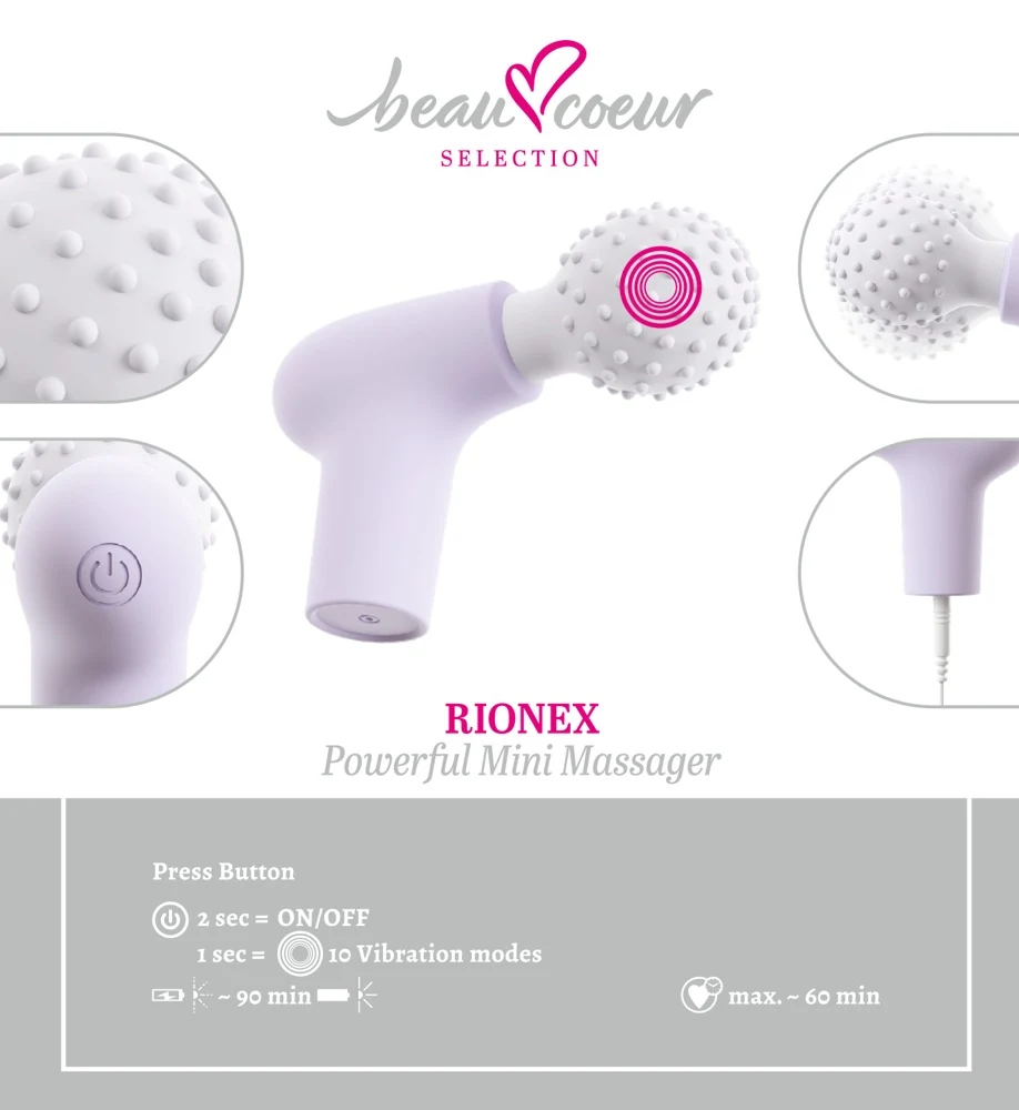 beau cœur RIONEX Mini Massager