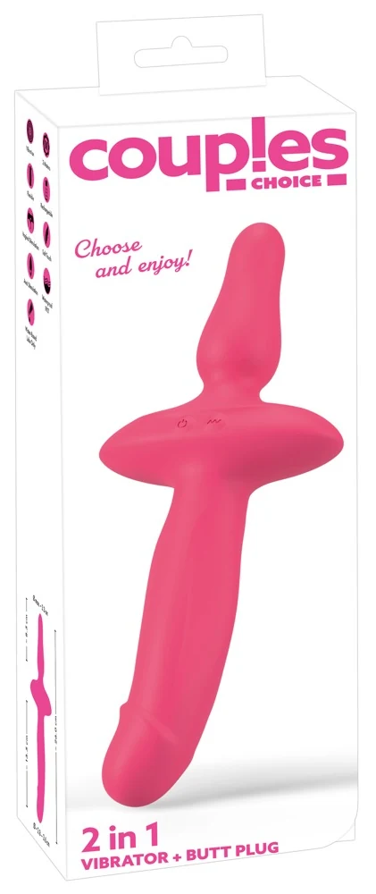 2-in-1 vibrator en buttplug