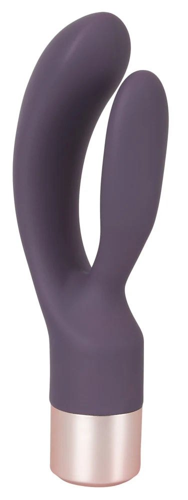 Ergonomische rabbit vibrator met dubbele motor