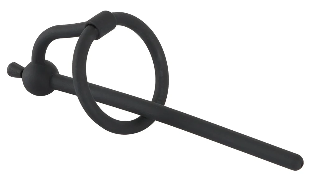 Holle siliconen penisplug met ring