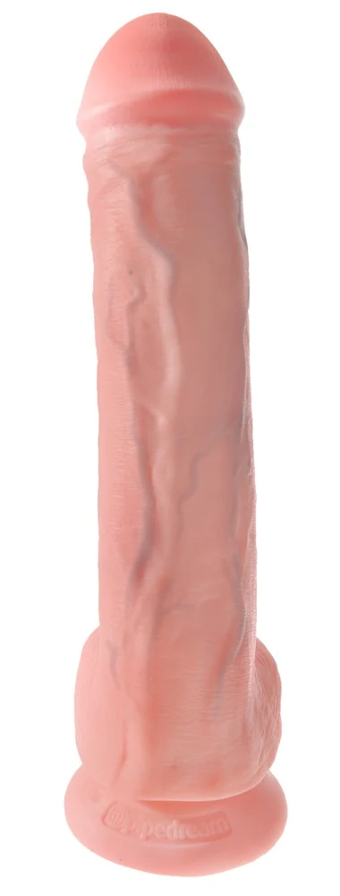 XXL realistische dildo met zuigvoet 33 cm
