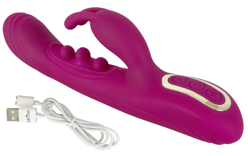 Javida rabbit vibrator met klopfunctie