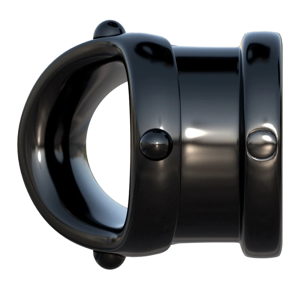 Elastische penisring met testikelring