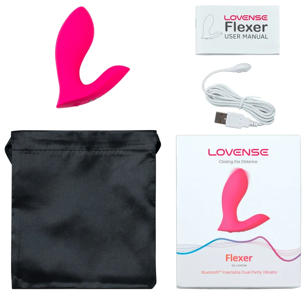Lovense Flexer app-gestuurde dual vibrator