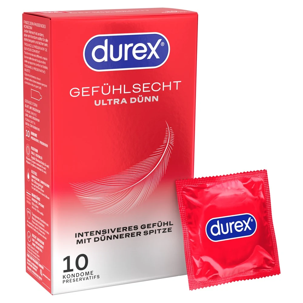 Durex condooms ultradunne tip 10 stuks 56 mm