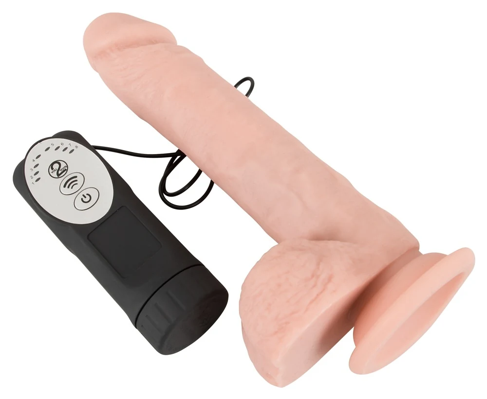 Natuurlijke vibrator met roterende en trillende stimulatie