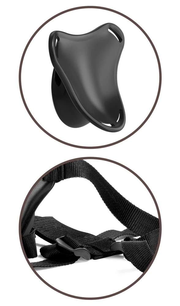 Beginner's Silicone Body Dock Kit strap-on set