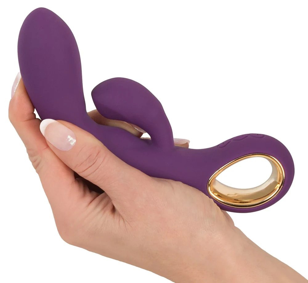 Rabbit vibrator met clitorisstimulator oplaadbaar