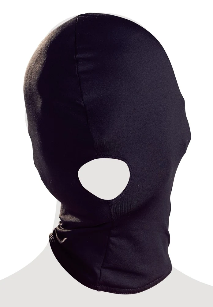 Bad Kitty zwart hoofdmasker met mondopening