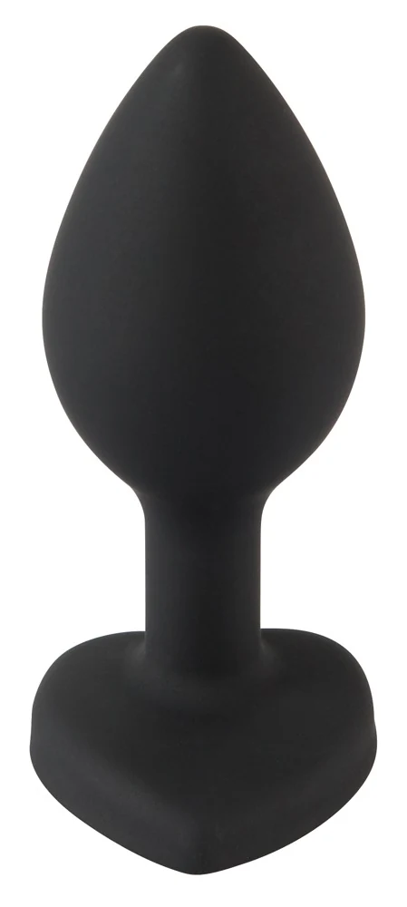 Buttplug met hartvormige edelsteen