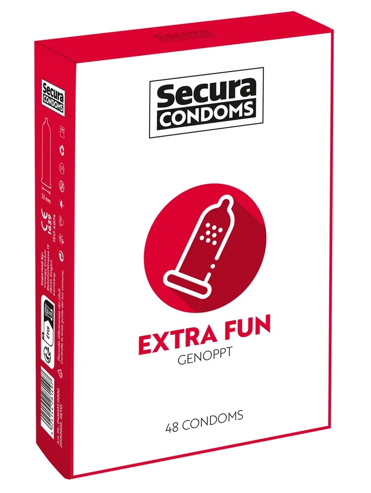 Secura Extra Fun condooms 48 stuks