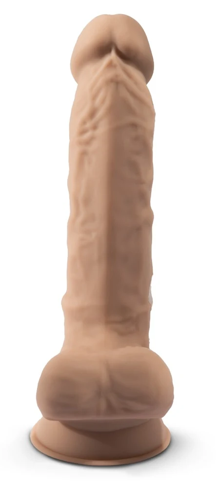 SILEXD siliconen dildo met geheugeneffect en zuigvoet