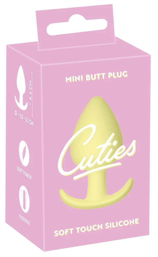 Siliconen mini buttplug voor beginners