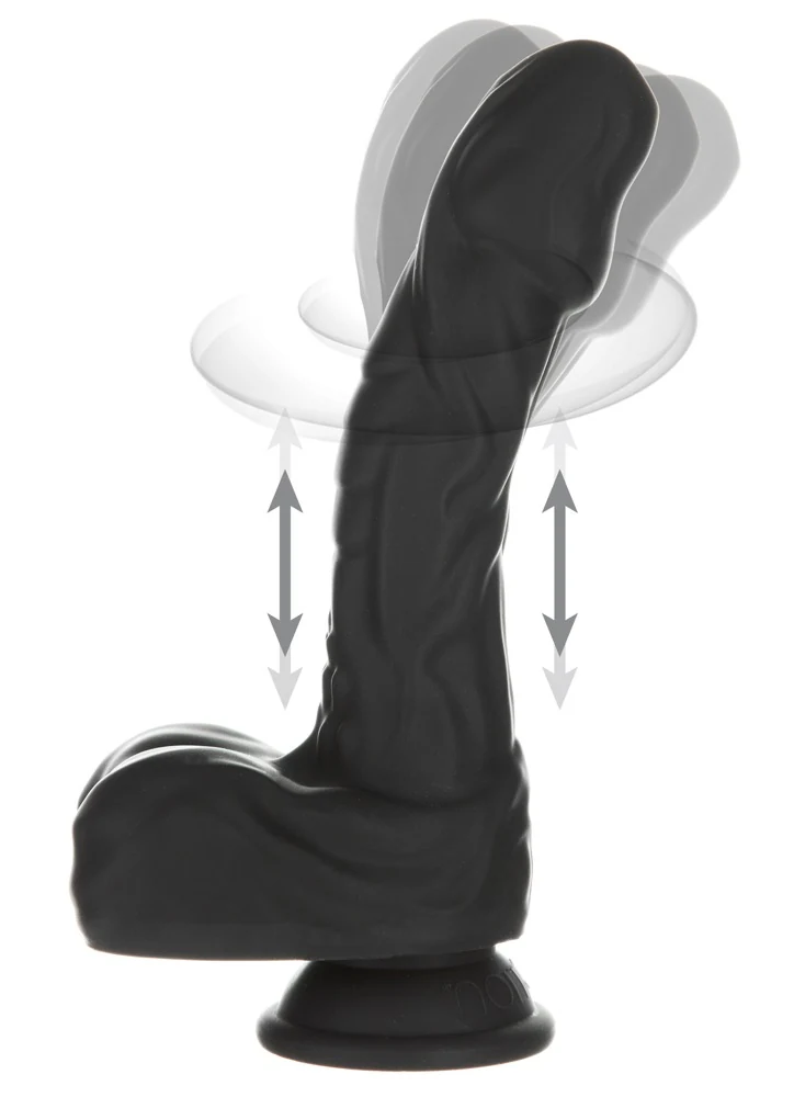 Naked Addiction roterende en stuwende vibrator 22,8 cm